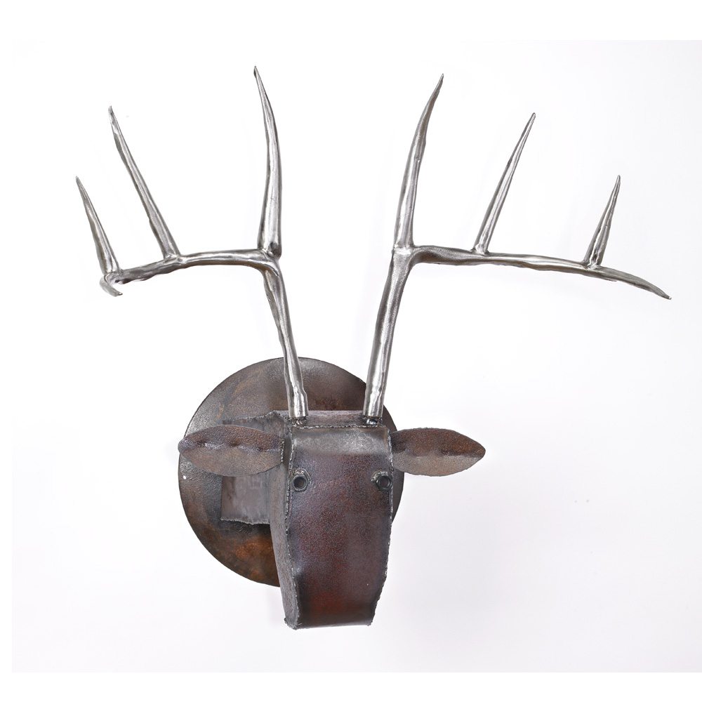 Metal shop deer head