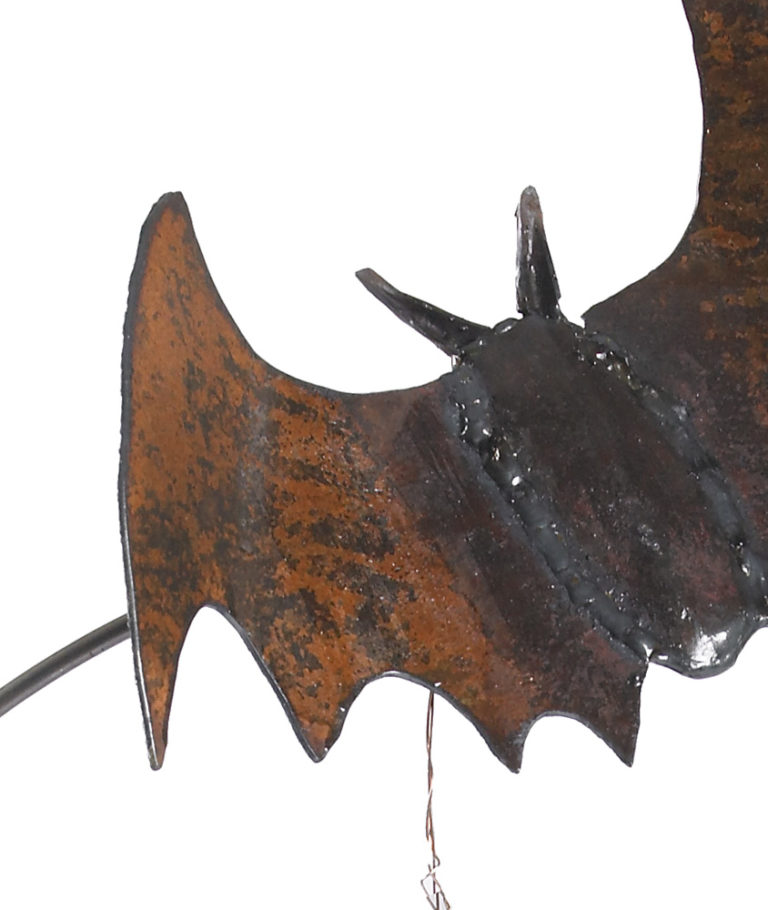 Bat Sculpture Gatski Metal