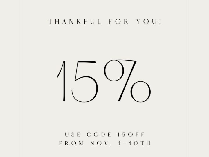 Thankful For You Discount